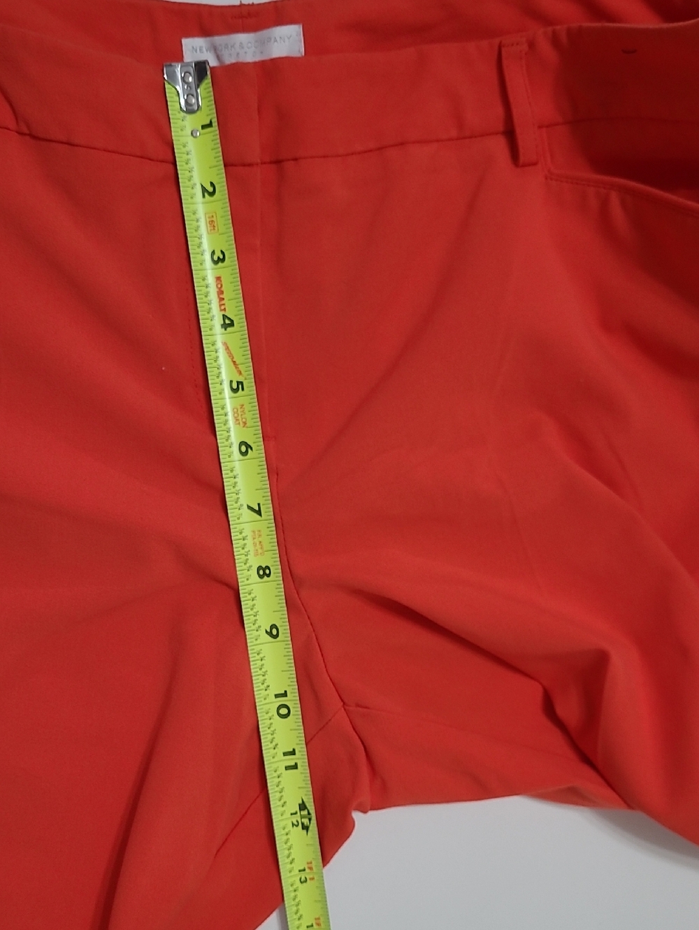 New York & Company Orange Trousers Size 18 PETITE - Picture 9 of 9